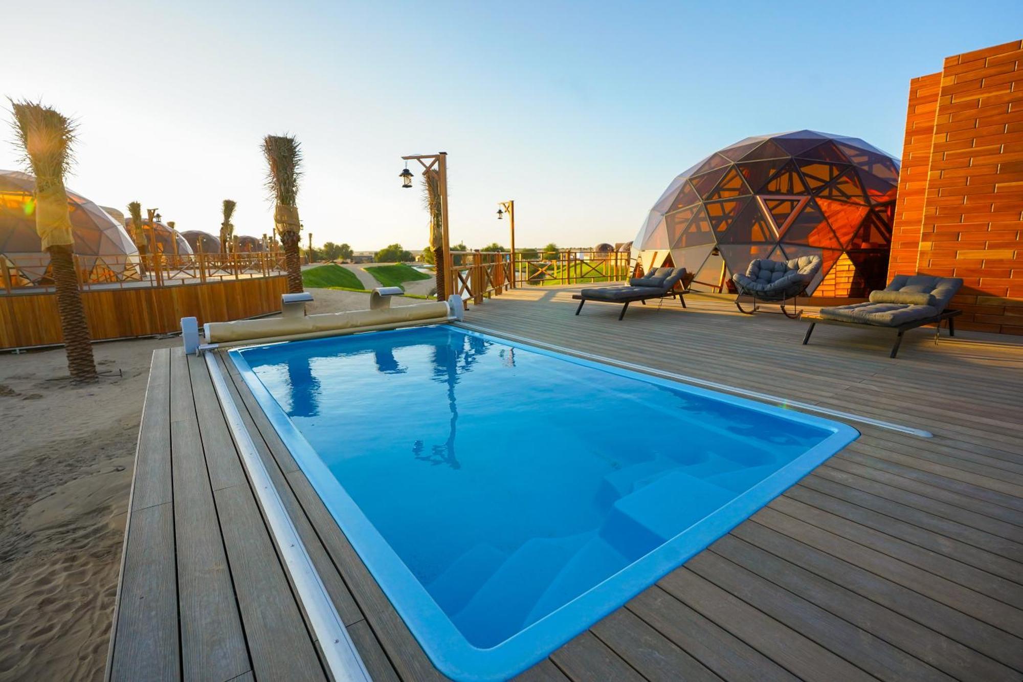 Al Marmoom Oasis Luxury Experiential Desert Resort Dubai Exterior photo